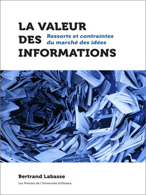 cover image of La valeur des informations